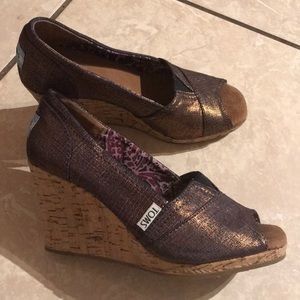 Toms cork wedges W 5